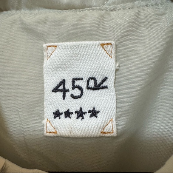 45R 45RPM Beige Nylon Quilted Jacket Size 1 - Picture 5 of 11